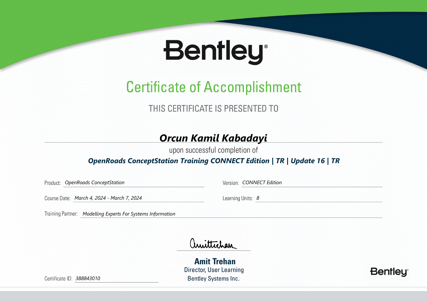 OpenRoads ConceptStation Training CONNECT Edition
